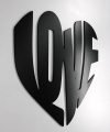 "LOVE"-Enchanting Elegance: Exquisite 3D Wooden Décor to Celebrate Love